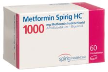 Metformine Spirig HCcpr pell 1000 mg (#) 60 pce, image principale