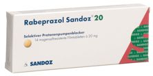 Rabeprazol Sandoz Tabl 20 mg 14 Stk, Hauptbild