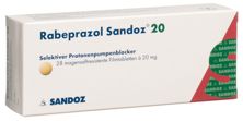 Rabeprazol Sandoz Tabl 20 mg 28 Stk, Hauptbild