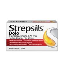 Strepsils Dolo Lutschtabl 16 Stk, Hauptbild