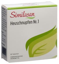 Similasan Heuschnupfen Nr. 1 Tabl 80 Stk, Hauptbild
