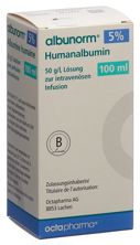 Albunorm 5 % 12.5 g/250ml 250ml Glasfl, Hauptbild