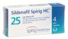 Sildénafil Spirig HC cpr pell 25 mg 4 pce, image principale