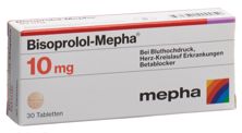 Bisoprolol MephaTabl 10 mg 30 Stk, Hauptbild