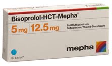 Bisoprolol-HCT Mepha Lactab 5/12.5 mg 30 Stk, Hauptbild