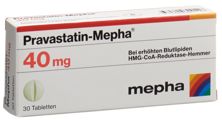 Pravastatin Mepha cpr 40 mg 30 pce, image principale