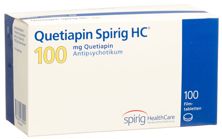 Quétiapine Spirig HCcpr pell 100 mg (#) 100 pce, image principale