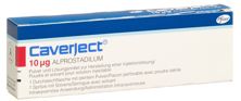 Caverject subst sèche 10 mcg avec solvant flac, image principale