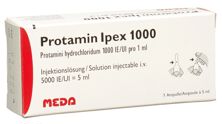 Protamin Ipex 1000 Inj Lös 5000 IE/5ml Amp 5 ml, Hauptbild