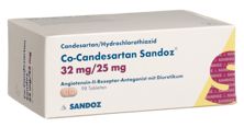 Co-Candesartan Sandoz Tabl 32/25 mg 98 Stk, Hauptbild