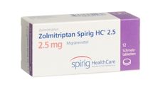 Zolmitriptan Spirig HC Schmelztabl 2.5 mg 12 Stk, Hauptbild
