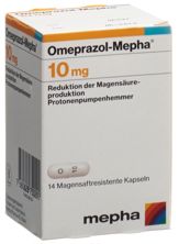Omeprazol Mepha Kaps 10 mg Ds 14 Stk, Hauptbild