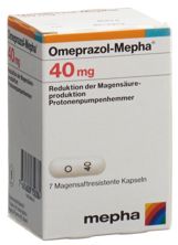 Omeprazol Mepha Kaps 40 mg Ds 7 Stk, Hauptbild