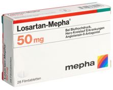 Losartan Mephacpr pell 50 mg 28 pce, image principale
