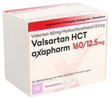 Valsartan HCT axapharm 160/12.5 mg 98 Stk, Hauptbild