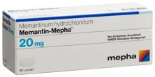 Memantin Mepha Lactab 20 mg 98 Stk, Hauptbild