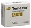 Temesta Tabl 2.5 mg 20 Stk, Hauptbild