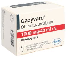 Gazyvaro Inf Konz 1000 mg/40ml Durchstf, Hauptbild