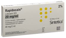 Rapidocain 40 mg/2ml o Kons 10 Amp 2 ml, Hauptbild
