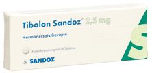 Tibolone Sandoz cpr 2.5 mg 28 pce, image principale