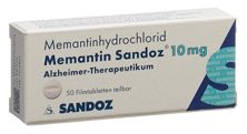 Mémantine Sandoz cpr pell 10 mg 50 pce, image principale
