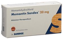 Mémantine Sandoz cpr pell 20 mg 98 pce, image principale