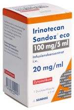 Irinotecan Sandoz eco 100 mg/5ml Durchstf 5 ml, Hauptbild