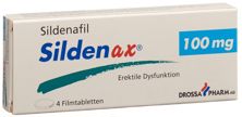 Sildenax cpr pell 100 mg 4 pce, image principale