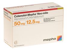 Cotenolol Mepha Neo mite cpr pell 50/12.5 100 pce, image principale