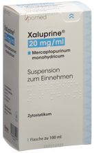Xaluprine Susp 20 mg/ml Fl 100 ml, Hauptbild