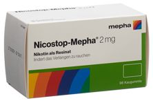 Nicostop Mepha gomme 2 mg mint 96 pce, image principale
