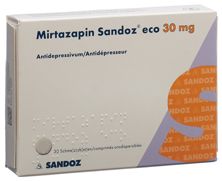 Mirtazapin Sandoz eco Schmelztabl 30 mg 30 Stk, Hauptbild
