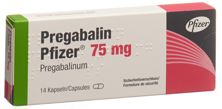 Pregabalin Pfizer Kaps 75 mg 14 Stk, Hauptbild