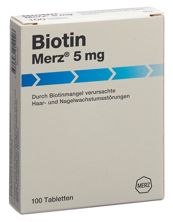 Biotin Merz Tabl 5 mg 100 Stk, Hauptbild