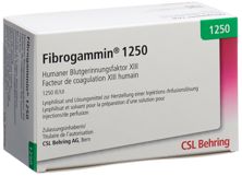Fibrogammin subst sèche 1250 UI c solv disp transf, image principale