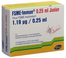 FSME-Immun Junior Inj Susp o Na 10 Fertspr 0.25 ml, Hauptbild