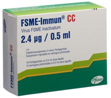 FSME-Immun CC Inj Susp o Nadel 10 Fertspr 0.5 ml, Hauptbild
