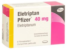Eletriptan Pfizer Filmtabl 40 mg 6 Stk, Hauptbild