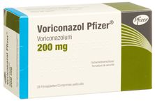 Voriconazol Pfizer cpr pell 200 mg 28 pce, image principale