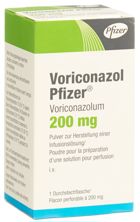 Voriconazol Pfizer Trockensub 200 mg Durchstf, Hauptbild