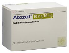 Atozet Filmtabl 10/10 mg 90 Stk, Hauptbild