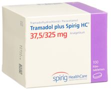 Tramadol plus Spirig HC 37.5/325mg 100 Stk, Hauptbild