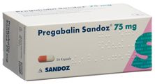Prégabaline Sandoz caps 75 mg 56 pce, image principale