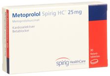 Métoprolol Spirig HC cpr pell ret 25 mg 30 pce, image principale