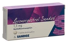 Levonorgestrel Sandoz Tabl 1.5 mg, Hauptbild