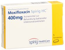Moxifloxacin Spirig HC Filmtabl 400 mg 5 Stk, Hauptbild
