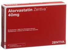 Atorvastatin Zentiva Filmtabl 40 mg 30 Stk, Hauptbild