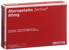Atorvastatin Zentiva Filmtabl 80 mg 30 Stk, Hauptbild