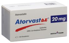 Atorvastax cpr pell 20 mg 100 pce, image principale
