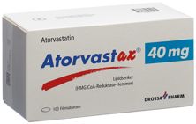 Atorvastax Filmtabl 40 mg 100 Stk, Hauptbild
